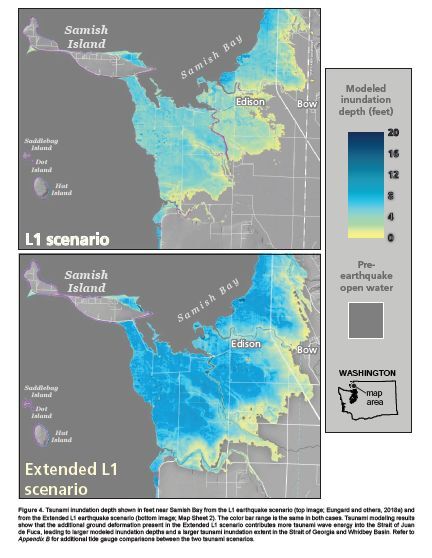 tsunami maps Samish Island area.png